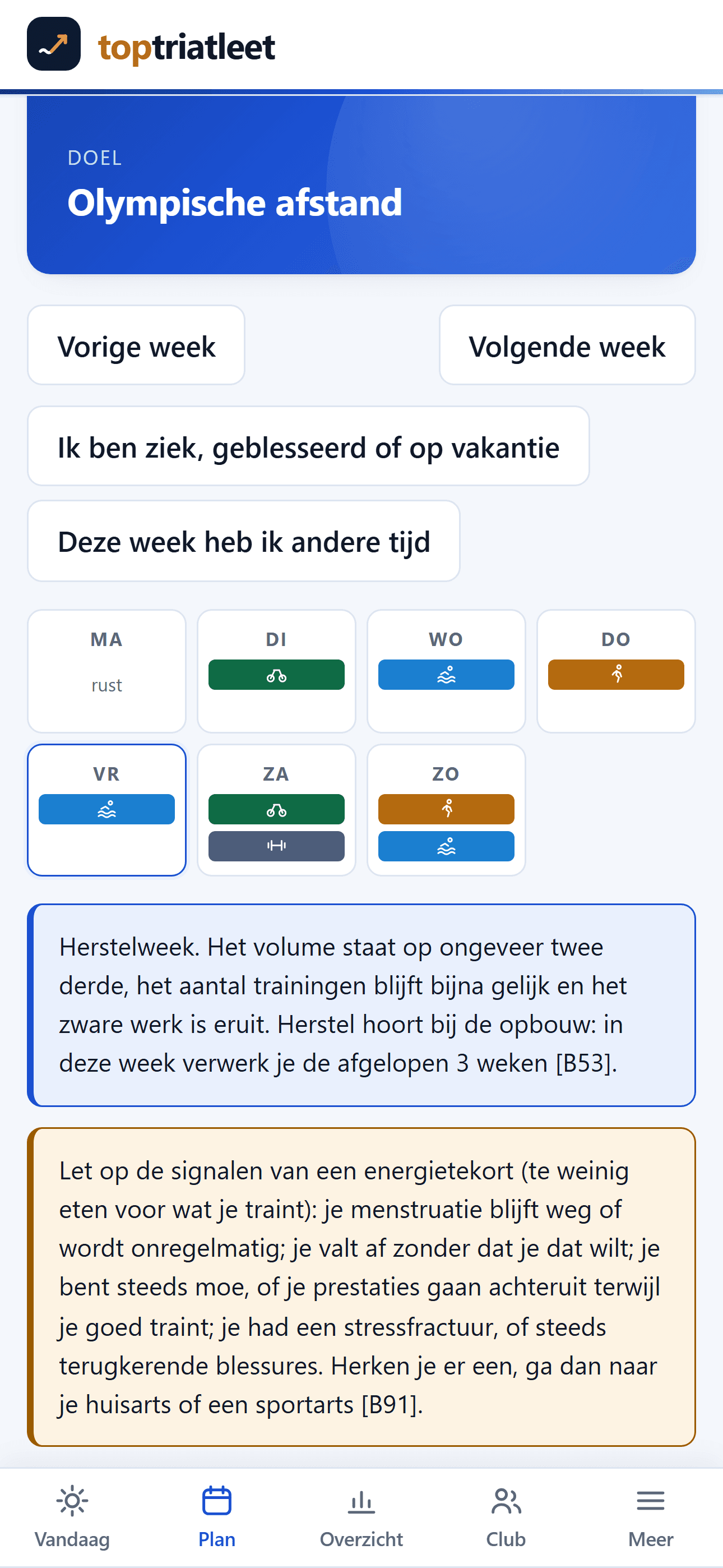 Toptriatleet, scherm 2